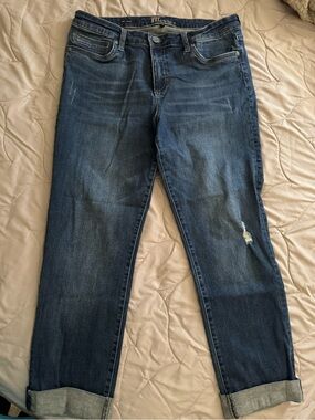 Kut from the Kloth Women's Boyfriend Katy Jeans - Medium Blue Wash
